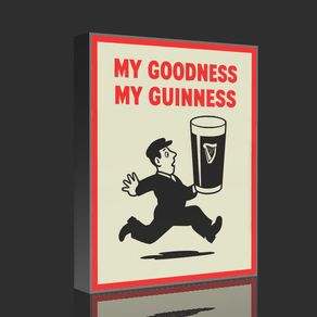 Guinness Retro Man Lightbox