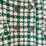 Chanel Style Zara Jacket. Ladies Size Medium Green & Cream Check. Excellent Condition Image 8