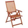 Folding Garden Chairs 6 pcs Solid Acacia Wood Image 4