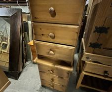 Set of 2 Pine Lockers