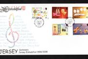 2008 Jersey Jersey Festival - Centenary of Eisteddfod Commemorative Stamps First Day Cover (FDC)