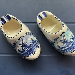 Vintage Delft Blue Ashtrays