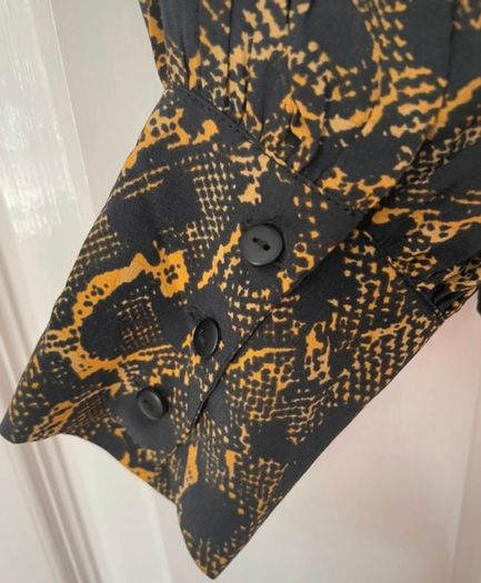 Just Female Snake Print Blouse - Size S
