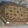 Octagonal inlaid wooden box with mother-of-pearl Image 5
