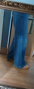 M&S per una high waisted wide leg soft denim jeans