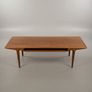 Exquisite Danish Teak Coffee Table Attributed to Johannes Andersen Image 2