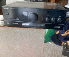 technics amp and cassette deck marantz cd player