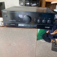 technics amp and cassette deck marantz cd player