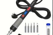 90W Soldering Iron Kit with LCD Display, Ceramic Heater