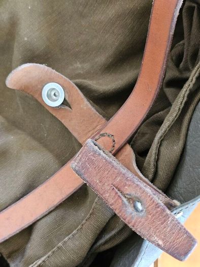 Vintage 1980s Swiss Army Military Bread Bag Shoulder bag Collectable Militaria