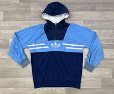 Vintage 90s Adidas Colorado Hoodie Sweatshirt Mens Medium Made In West Germany