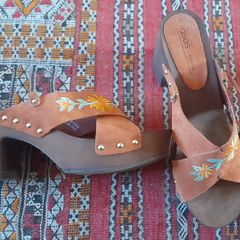 Clog Sandals Genuine Leather