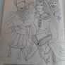 Sleeping beauty colouring and story book Image 2
