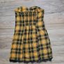 Hollister 'Social Tourist' Yellow Tartan Mini Strapless Dress Image 8