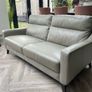 Italian leather 3 Seater Couch Image 3