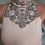Long Open back Peach Dress, size 8, Miss Selfridge Image 5