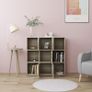 Book Cabinet Sonoma Oak 90x30x90 cm Chipboard Image 2
