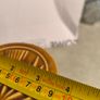 vintage 1930 Kitchen container, Canister with lid, ceramic jar Image 3