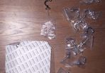 Curtain Tie Back Silver Wall hooks x 14