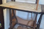 Antique cast iron mangle