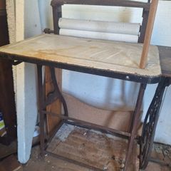 Antique cast iron mangle