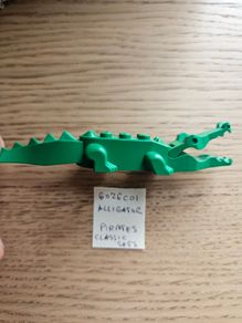 lego 6026c01 alligator, from old lego castle/medieval 5986, 6296, 6292