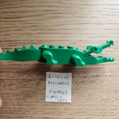 lego 6026c01 alligator, from old lego castle/medieval 5986, 6296, 6292