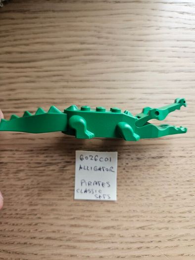 lego 6026c01 alligator, from old lego castle/medieval 5986, 6296, 6292