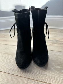 Carvela Black suede boots