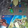 x2 Bundle - Lego Legends Of Chima Sets - 70111 & 70112 - With x2 Figures, x10 Trading Cards, x2 Power Up Speedors, Weapons, Instruction Manuel, Etc... Image 4
