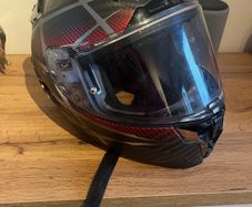 LS2 FF327 Challenger C GT Carbon Helmet XX Large Red