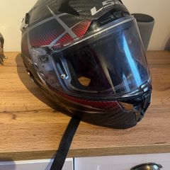 LS2 FF327 Challenger C GT Carbon Helmet XX Large Red