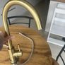 Gold kitchen sink tap Image 4