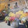 Framed 'Flower Shop" by artist Jan McLaughlin Image 2