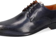 Melvin &amp; Hamilton Men's Derby Dylan 5 Leather Shoes, Dark blue, EU 44, UK 10