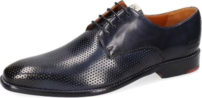 Melvin & Hamilton Men's Derby Dylan 5 Leather Shoes, Dark blue, EU 44, UK 10