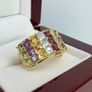 Silver Multi-Gemstone Statement Ring Harry Ivens Image 9