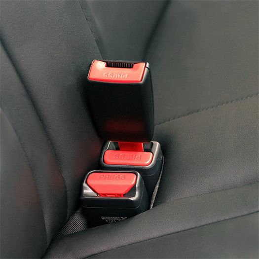 2 PCS Car Seat Belt Clip Extender Safety Seatbelt Lock Buckle Plug Thick Insert Socket Extender Safety Buckle