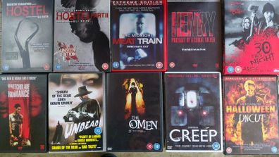 10 Horror DVDS