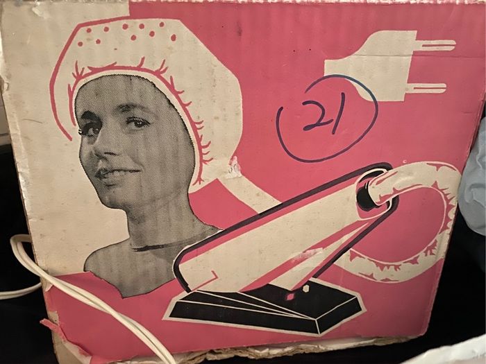 vintage 70s hairdryer retro cool