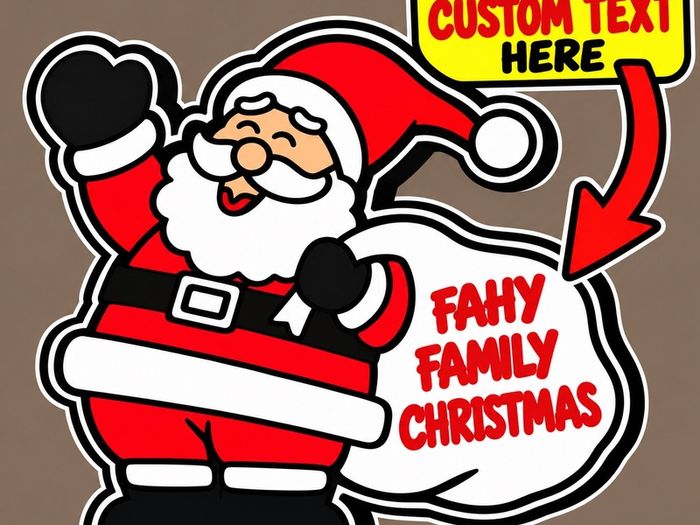 Custom Santa Lightbox