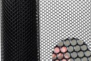FREE EXPRESS SHIPPING Chicken Wire Mesh Roll 10m Plastic Mesh Fencing Poultry Breeding Netting Garden Balcony Fence Mesh for Home Decor and Gardening Temporary Fencing for Yard 40cm x 10cm Black
