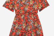 Sandro tigersilk dress