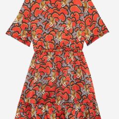 Sandro tigersilk dress