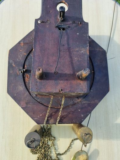 19th-century antique wall clock