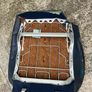 R129 front seat blue leather. Leather damaged hence the price. Seat is in perfect condition except the leather needs to be repaired. Image 5