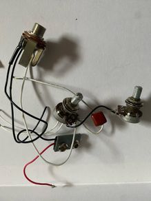 active pickups 2 potentiometers Wiring harness set