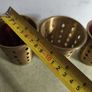 Set of 3 Small Brass Chamberstick | Brass Candle Holder Image 4