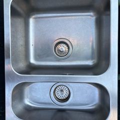 IKEA kitchen sink, metal