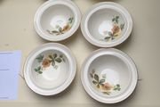 Myott Dessert/ cereal bowls x 6 hedgerow pattern